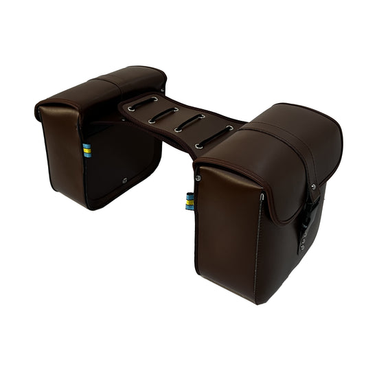 Burchda Bike Brown Leather Saddle Bag
