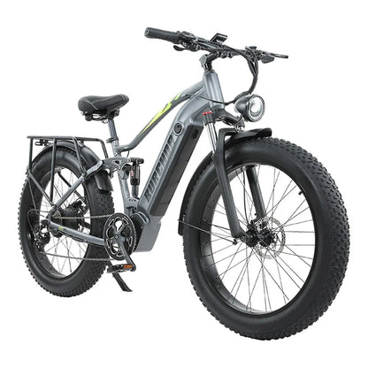 BURCHDA RX80 (amélioré) Vélo électrique tout-terrain à suspension intégrale et pneus larges 