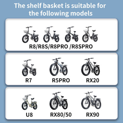 Rear storage basket