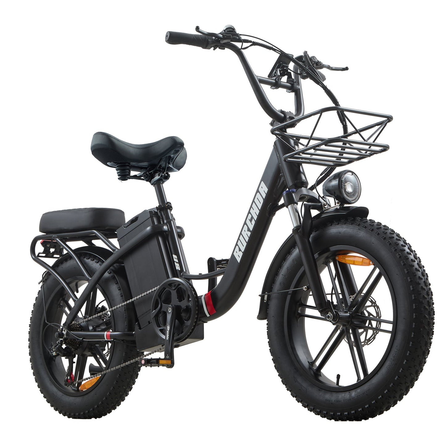 Burchda U8 electric bike in black