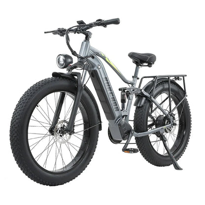 BURCHDA RX80 (amélioré) Vélo électrique tout-terrain à suspension intégrale et pneus larges 