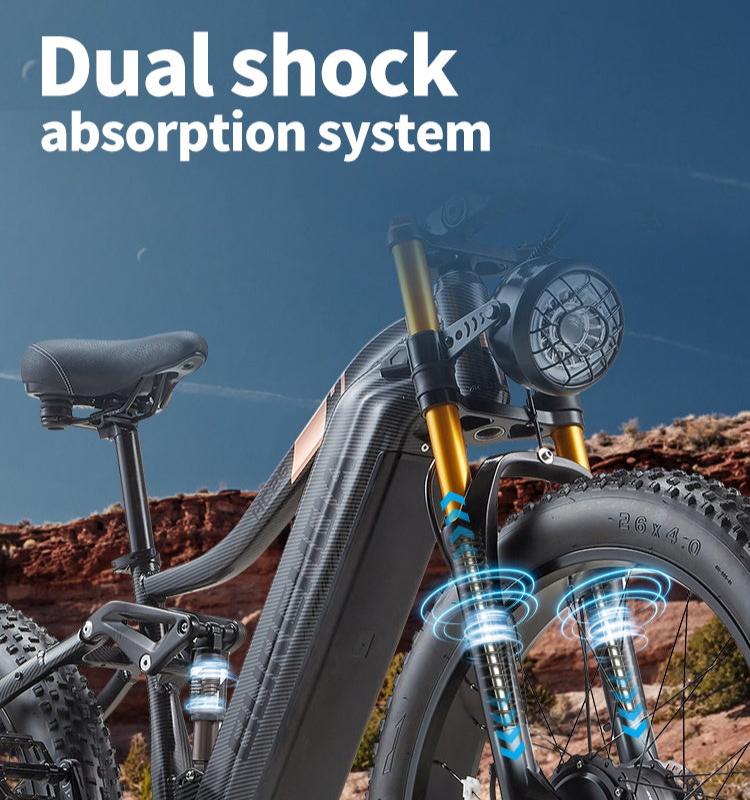 Burchda-HC26 Dual shock absorption system